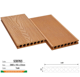 Outdoor floor S3D703 Teak